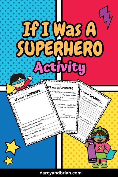 If I Was A Superhero Activity Superhero Activities For Kids, Superhero Activities, Christmas Word Search Printable, Craft Paper Design, Kids Fathers Day Crafts, Happy Birthday Banner Printable, Recycled Paper Crafts, Paper Party Decorations, If I Was A