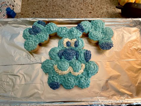 Blues Clues cupcake cake Blue Clues, Pull Apart Cake, Blues Clues, Cupcake Cake, Pull Apart, Clue, Cupcake Cakes, Cupcake, Cake