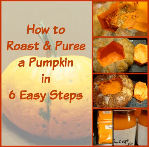 Do you know how to make your own pumpkin puree? Here's how to make pumpkin puree in quick easy steps. Heather | www.realthekitchenandbeyond.com Freeze Pumpkin, Freezing Pumpkin, Make Pumpkin Puree, Pureed Pumpkin, Slow Cooker Applesauce, Monthly Menu, Preserving Foods, Frozen Pumpkin, Pumpkin Cinnamon Rolls