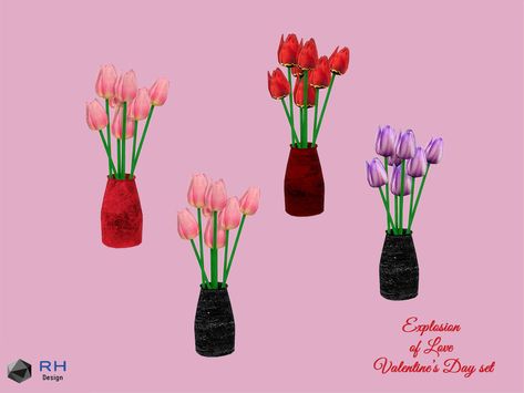 The Sims Resource, Sims Resource, The Sims, Sims 4, Tulips, Plants