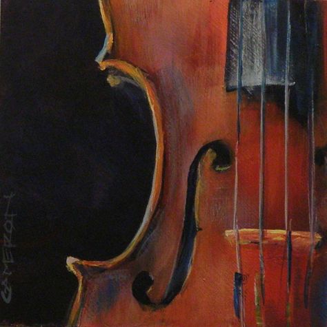 Violin Art Painting, Violin Artwork, Violin Pics, Violin Painting, Ben Nicholson, Art Painting Ideas, Violin Art, Instruments Art, Music Drawings