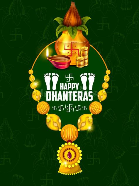 Dhan Teras Poster, Happy Dhanteras Wishes Creative, Dhan Teras Wishes, Happy Dhanteras Creative Ads, Dasara Greetings, Dhanteras Creative Post, Happy Dhanteras Creative, Dhanteras Quotes, Dhanteras Greetings