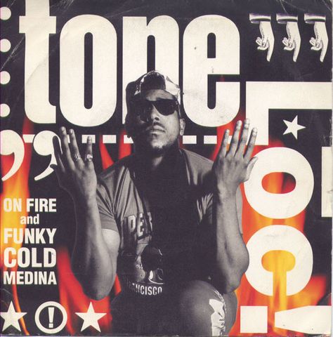 Tone Loc - On Fire / Funky Cold Medina (1989, Vinyl) | Discogs Funky Cold Medina, Fire Edit, 1989 Vinyl, Cats Artists, On Fire, Childhood Memories, Ipod, Album Covers, Broadway