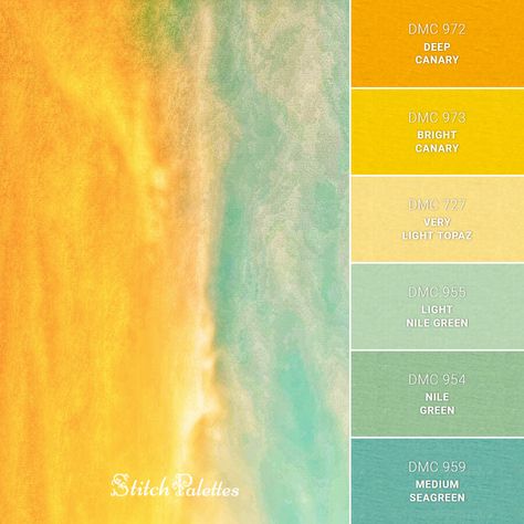 Canary Yellow Color Palette, Yellow Color Combinations, Yellow Pantone, Yellow Palette, Pantone Colour Palettes, Hex Color Palette, Yellow Colour Scheme, Color Palette Yellow, Golden Yellow Color