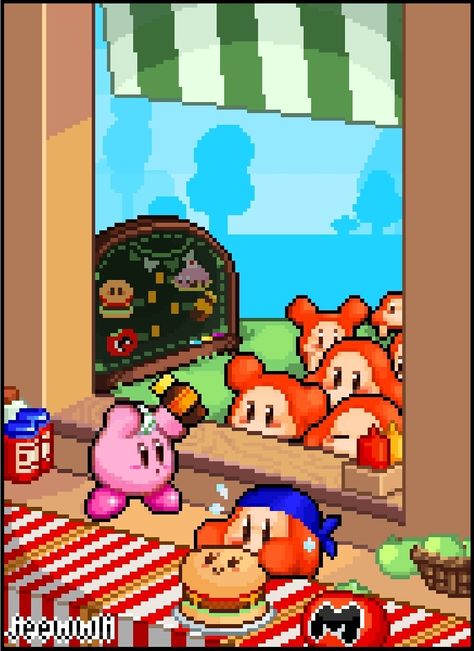 Kirby And Waddle Dee Art, Waddle Dee Wallpaper, Kirby And The Forgotten Land, Kirby Cafe, Waddle Dee, Kirby Character, Kawaii Wallpaper, I Wallpaper, Kirby