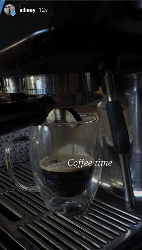 Instagram stories dark aesthetic coffee home coffee machine kitchen Coffee Machine Kitchen, Combat Clothes, Coffee Home, Aesthetic Coffee, Coffee Machine, Coffee Time, Dark Aesthetic, Dream Life, Instagram Story