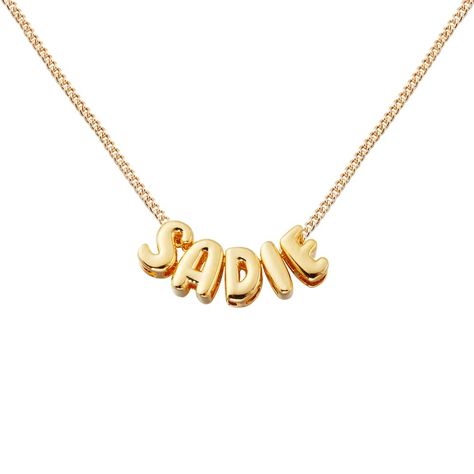 PRICES MAY VARY. ❤Design inspiration:This Bubble letter necklace features a personalized 3D letter pendant in a chunky balloon style, adding a unique and playful touch to the design. It adds a fashionable element to any outfit, serving as a stylish accessory that enhances the overall look. ❤How To Order:Click on “Customize Now” to choose color,letter then choose Chain Length.Width of One Letter: 0.5CM(0.19INCH); Height: 0.8CM(0.31INCH) ❤Gift choice: Well packed in a Gift Box,Suitable for Birthda Birthday Gift Inspiration, Letter Gold Necklace, Everyday Pendant Necklace, Bubble Necklace Gold, Cheap Bday Gifts Friends, Chunky Letter Necklace, Bubble Name Necklace, Cheap Birthday Gifts For Best Friend, Creative Boyfriend Gifts