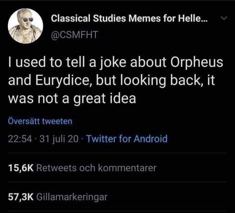 Odo Ds9, Greek Literature, Nerd Memes, Studying Memes, Greek Memes, Greek Mythology Humor, History Jokes, Greek Myth, Greek And Roman Mythology