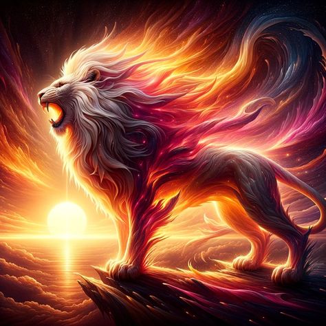 Wild Animal Wallpaper, Lion Artwork, Magical Horses, Fantasy Animals, Wild Animals Pictures, Native American Artwork, Heaven Art, Big Cats Art, Kaiju Art