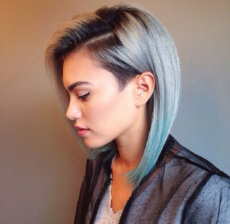 10 Inspiring Hairstyles and Looks hair hair styles hair ideas diy hair Trendy We Fryzurach, Undercut Long Hair, Long Bob Haircuts, Short Hairstyles For Thick Hair, Shaved Hair, Hair Envy, Short Bob Hairstyles, Undercut, Hair Dos