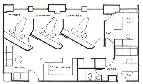 Dental Design Interior, Medical Clinic Design, Design Floor Plans, Orthodontic Office, Dentist Office Design, Office Floor Plan, Dentist Clinic, Dental Office Design Interiors, Medical Office Design