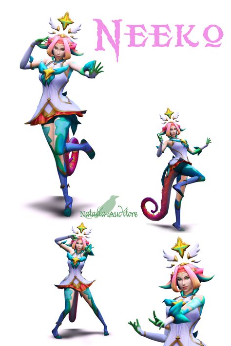 Neeko star guardian | Natalia-Auditore on Patreon Ts4 Hair, Sims Poses, Star Guardian, Sims4 Cc, Sims 4 Cas, Cc Sims, Sims 4 Cc Finds, The Sims4, Sims Mods