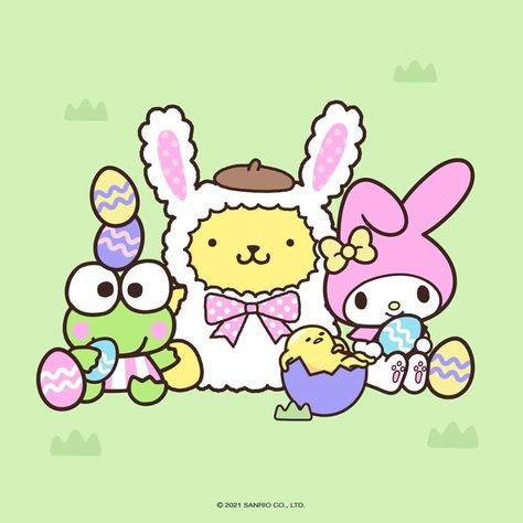 Sanrio on Instagram: “Hoppy #Easter! 🐰💞” Sanrio Drawings, We Are Closed Today, Easter Cartoons, Easter Drawings, Japanese Village, Closed Today, My Melody Wallpaper, Hello Kitty Crafts, Easter Wallpaper