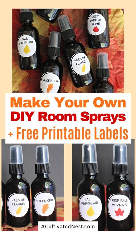 Home Smell Like Fall, Homemade Room Spray, Smell Like Fall, Room Spray Recipe, Diy Room Spray, Natural Room Spray, Natural Room, Fall Room, Diy Air Freshener