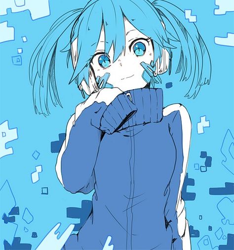 Ene from kagerou project An Anime, Anime Character, Actors, Hair, Anime, Blue