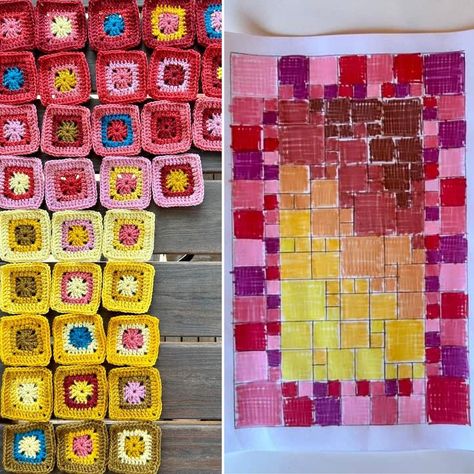 This is Minno’s beautiful collection of images documenting the development of her amazing Homage to the Granny Square blanket. 🌟💥🌞🌺 It inc… | Instagram Granny Square Blanket, Square Blanket, Embroidery Floss, Granny Square, Just Love, Beautiful Colors, Fiber Art, Floral Design, Felt