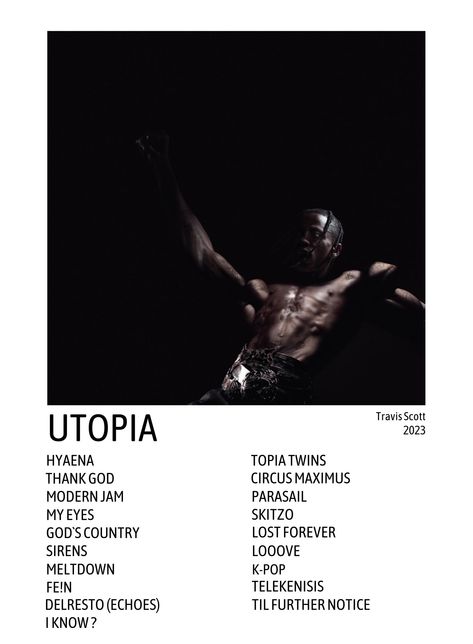 Utopia Album Cover Poster, Utopia Album Poster, Utopia Poster Travis Scott, Rap Album Wallpaper, Utopia Travis Scott Wallpaper, Travis Scott Album Cover, Utopia Album Cover, Astroworld Poster, Utopia Poster