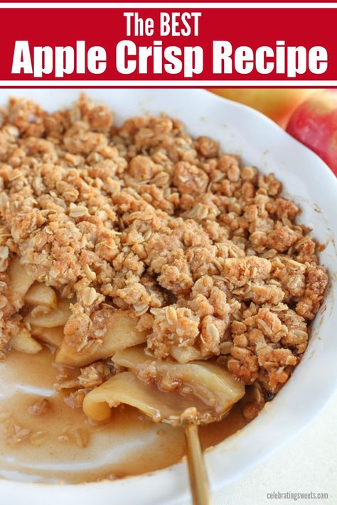 Apple Recipes Easy Healthy, Apple Crisp Without Oats, The Best Apple Crisp, Apple Crisp Recipe Healthy, Apple Crisp Pie, Orlando Photography, Apple Crisp Topping, Best Apple Crisp Recipe, Vegan Apple Crisp