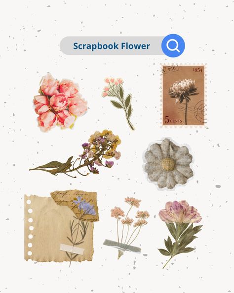 If you’re looking for more floral elements you can use for your next scrapbook, planner, invitation, or whatever project you have, you can use some of these chic and pretty elements. 🌺 Let me know which set you’ll use for your next project and share what kind of project it is. 🤗🌻 #canva #canvaelements #tipsandhacks #canvadesign #canvadesigner #canvacreator #floralelements #floraldesign #flowerdesign Postcard Project, Scrapbook Elements, Scrapbook Planner, Scrapbook Flowers, Floral Elements, Canva Design, Book Ideas, Instagram Accounts, Let Me Know