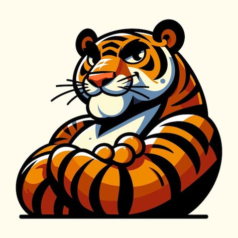 Tiger Mascot Design, Panther Character Design, Dog Vector Illustration, Tiger Mascot, Tiger Vector, Premium Vector Cartoon, Mascot Logos, Logo Character, Logo Basketball