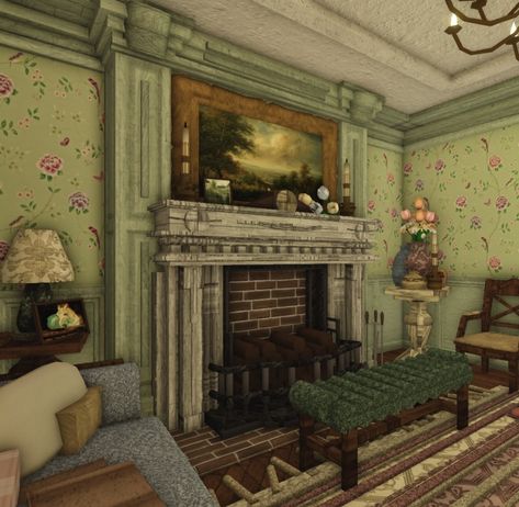 Bloxburg Modern Living Room, Bloxburg Victorian House, Cottage Layout, Bloxburg Cottage, Modern Living Room Design Ideas, Castle House Design, Blocksburg Room Ideas￼, House Plans With Pictures, Modern Living Room Design