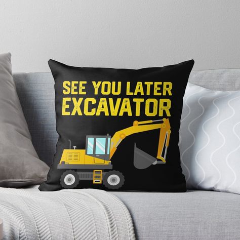 Construction Theme Rooms, Construction Theme Bedroom, Digger Bedroom, Boys Construction Room, Construction Shirt, Construction Bedroom, Construction Nursery, Excavator Toy, Toddler Boys Room