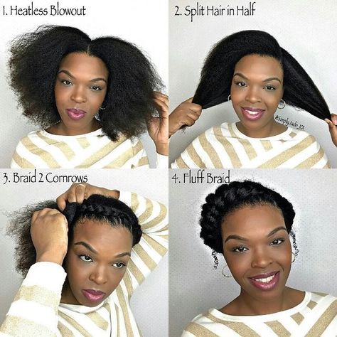 179 Likes, 3 Comments - Kinks2Curls (@kinks2curls) on Instagram: “🙌@simplyjade_101 -- What I did: 1️⃣ started on a heatless blowout using my @qredew. 2️⃣ used…” Plaits Hairstyles Natural Hair, 2 Plaits Hairstyles, 2 Plaits, Cabello Afro Natural, Hairstyles Natural Hair, Gorgeous Braids, Hairstyle Youtube, Nappy Hair, Plaits Hairstyles