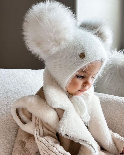 Cute Newborn Clothes, Luxury Baby Items, Fluffy Bear, Knit Bonnet, Beautiful Black Babies, Baby Boy Hats, Best Baby Gifts, Baby Boy Gift