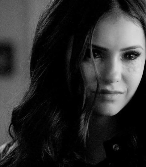 The Vampire Diaries, Nina Dobrev, The Vampire, Vampire Diaries, We Heart It, Lost, Black And White, Hair, White