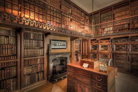 Library And Study Room, Harewood House, Gothic Revival Architecture, Personal Library, Wallpaper Online, Room Wallpaper, Home Library, Gothic Style, Study Room