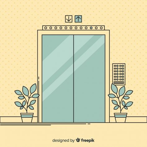 Elevator Painting, Elevator Illustration, Elevator Drawing, Relationship Map, Elevator Design, Create This Book, Couple Sketch, Building Illustration, Background Drawing