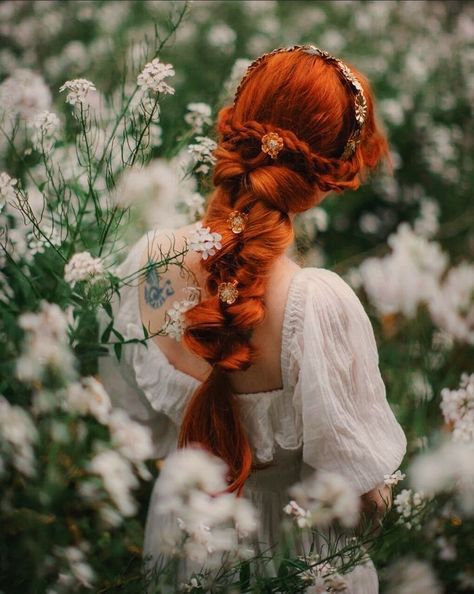 Redhead Fairy, Wild Thyme, Core Fashion, Camera Wallpaper, Ice Bear, Royalty Aesthetic, Fairytale Photography, Fantasy Magic, Red Heads