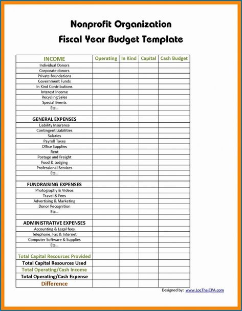 printable non profit budget template ~ addictionary nonprofit fundraising budget template excel Expenses Template, Budget Template Excel Free, Start A Non Profit, Balance Sheet Template, Excel Budget Template, Cash Budget, Nonprofit Fundraising, Sample Business Plan, Budgeting Worksheets