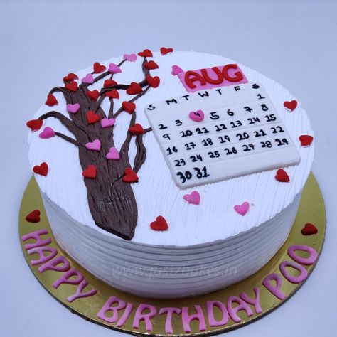 Calender Cake Ideas, Cake For Parents Anniversary, Anniversary Cake Designs For Parents, Anniversary Cake For Parents, Latest Anniversary Cake Designs, Calendar Cake, Anniversary Cake Designs, Parents Anniversary, Pretty Birthday Cakes