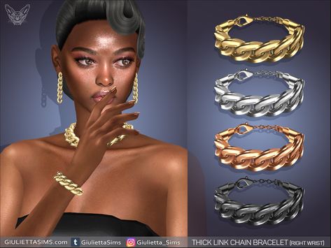 Shooting Star Necklace, Sims 4 Piercings, Antler Headband, Sims 4 Toddler, Link Chain Bracelet, Chunky Bracelets, 4 Dresses, Arm Cuff, Earring Tree