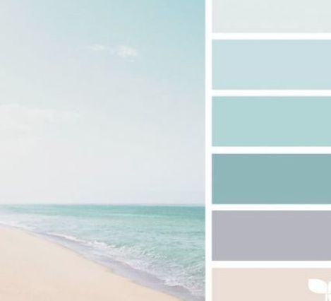 Beach House Color Palette, Beach Palette, Pantone Design, Design Seeds Color Palette, Seeds Color Palette, Ocean Color Palette, Beach Color Palettes, Beach House Colors, Seeds Color