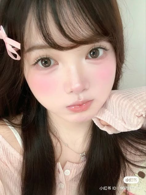 Igari Makeup, Hair Stages, Soft Makeup Looks, Subtle Makeup, Kawaii Makeup, Pretty Makeup Looks, Douyin Makeup, Makeup Help, Types Of Makeup