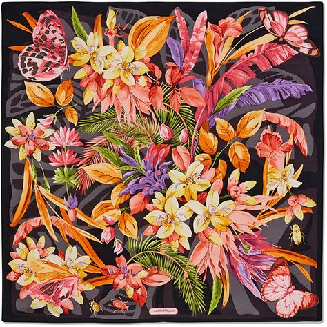 Salvatore Ferragamo Butterfly and Floral Print Scarf (490 CAD) ❤ liked on Polyvore featuring accessories, scarves, floral shawl, salvatore ferragamo, butterfly scarves, butterfly shawl and salvatore ferragamo scarves Silk Head Wrap, Silk Head Scarf, Flora Print, Floral Shawl, Scarf Bandana, Silk Twill Scarf, Floral Silk Scarf, Patterned Scarves, Floral Scarf