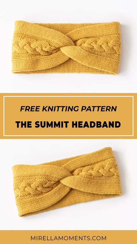 Wildflower headband free knitting pattern Wildflower Headband, Stitch Background, Headband Knitting Pattern, Bind Off Knitting, Knitted Headband Free Pattern, Winter Knitting Patterns, Double Headband, Headband Knitting, Knitted Headbands