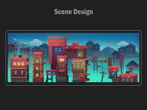 Side scroller game concept on Behance Character And Background, Side Scroller, Some Sketches, Game Environment, Game Concept Art, Scene Design, Game Concept, Robots Concept, Robot Concept Art