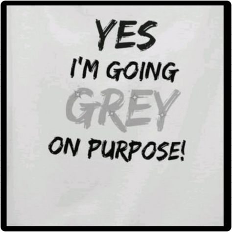 stop telling me to dye it. I've been working on it for 20 years. Hair Sayings, Going Gray Gracefully, Grey Hair Don't Care, Best Hair Dye, Going Grey, Grey Highlights, Beautiful Gray Hair, Hair Quotes, Hair Gray