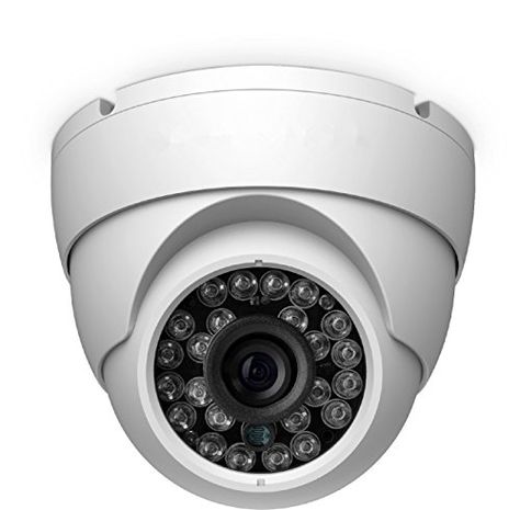 White Camera, Ip Security Camera, Home Security Camera Systems, Cool Tech Gadgets Electronics, Cctv Security Cameras, Wireless Security Cameras, Outdoor Camera, Dome Camera, Home Camera