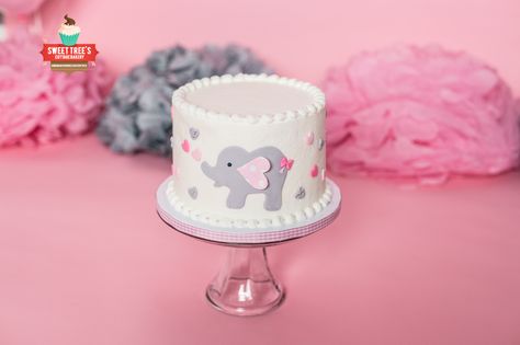 Sweet Elephant smash cake Elephant Smash Cake, Elephant Cake Pops, Elephant Birthday Cakes, Fondant Elephant, Birthday Elephant, Elephant Birthday Party, Cottage Bakery, Elephant Baby Shower Cake, Sweet Elephant