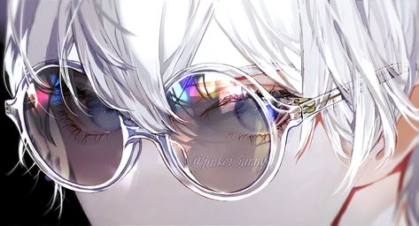 Circle Glasses, Anime Wallpaper Phone, Figure Drawing Reference, Character Design Animation, Rainbow Art, Anime Eyes, Cool Animations, Eye Art, Pretty Eyes