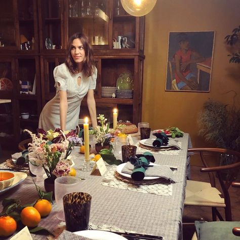 Alexa Chung on Instagram: “Are you hosting Christmas? Are you fearing out? Part 2 of Dream Dinner Party up and ready to view on my YouTube channel. Thank you…” Party Host Outfit, Next In Fashion, Dinner Party Dress, Dinner Party Outfits, Hosting Christmas, Christmas Party Dress, Dinner Is Served, Yes To The Dress, Alexa Chung