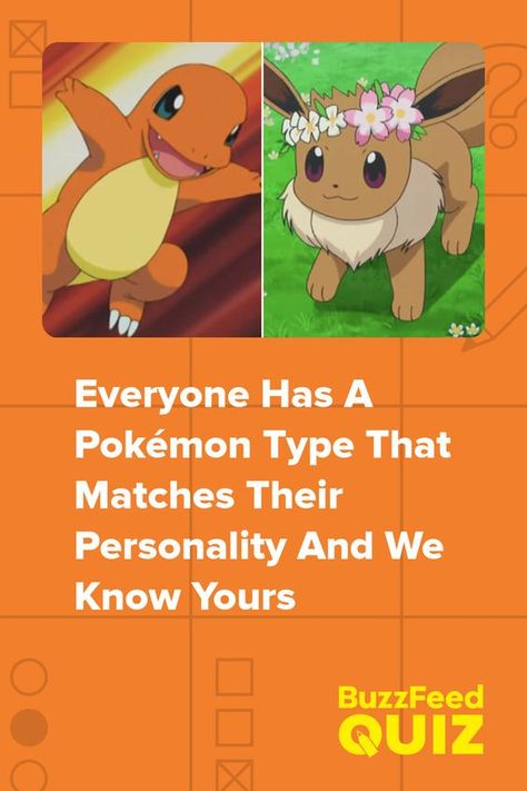 Everyone Has A Pokémon Type That Matches Their Personality And We Know Yours #quiz #quizzes #buzzfeed #triviaquestionsandanswers #quizzesbuzzfeed #trivia #quizzesforfun #funquiz #pokemon Pokemon Oc Female Trainer, Pokemon Trivia, What Pokemon Are You, Female Pikachu, Pokemon Types, Pokemon Personalities, Pokemon Facts, Pokemon Quiz, Pokemon Packs