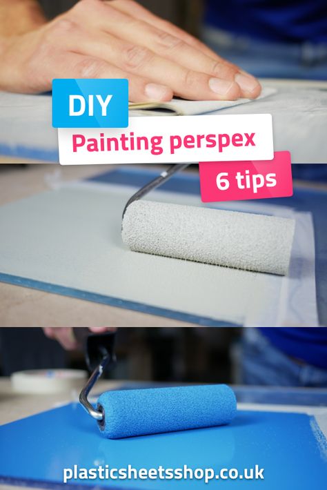 Painting On Perspex Art, Painting On Acrylic Sheets, How To Paint Plastic, Colored Acrylic Sheets, Spray Paint Plastic, Paint Plastic, Clear Acrylic Sheet, Painting Plastic, Plastic Furniture