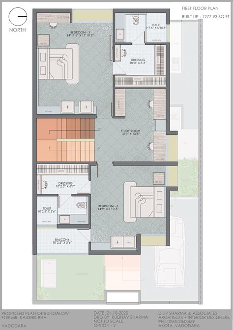 Nitya By Studio DSA 3bhk Villa, 2020 House Plans, Residential Plan, Bungalow Plan, Ground Plan, South Facing House, West Facing House, 2bhk House Plan, Interior Floor Plan