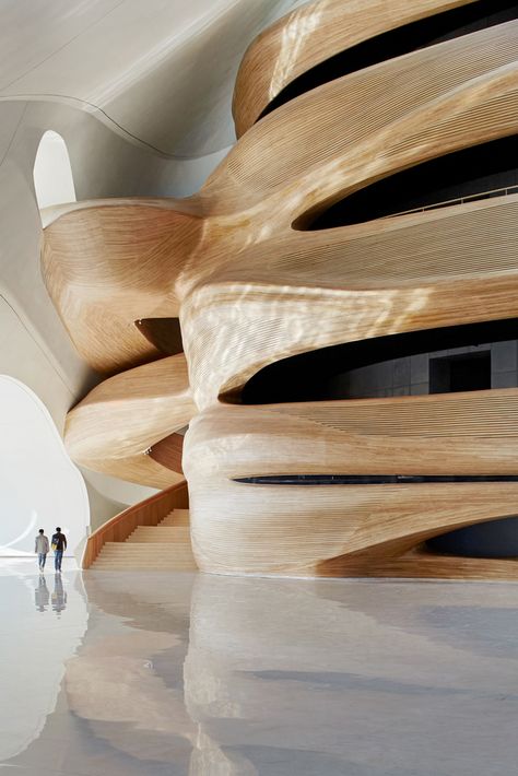 Gallery - Harbin Opera House / MAD Architects - 25 Harbin Opera House, Architecture Cool, Mad Architects, Modern Architecture Interior, Parametric Design, Harbin, Organic Architecture, Salou, Zaha Hadid