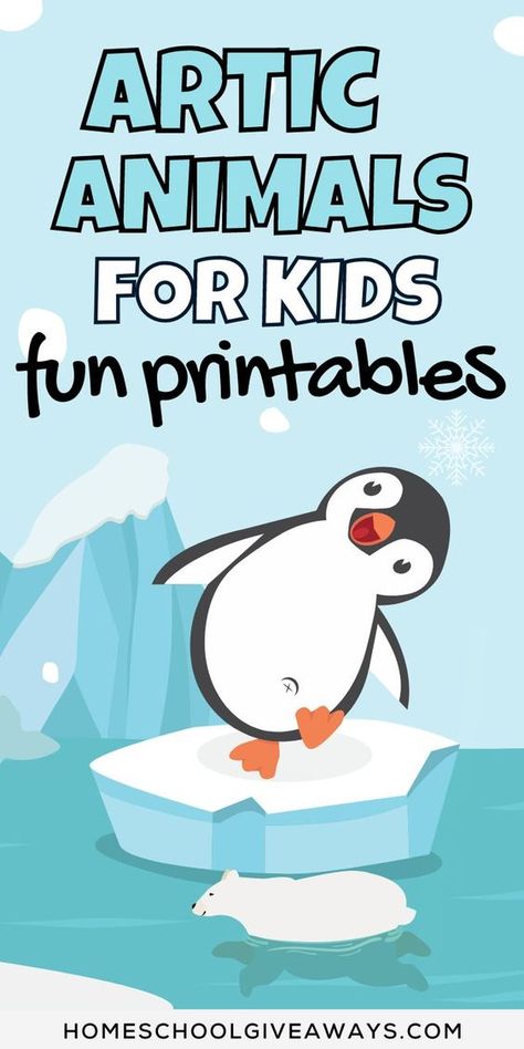 Artic Animal Books For Kids, Arctic Theme Activities, Artic Animals Drawings, Preschool Winter Animals Theme, Preschool Arctic Animals Crafts, Antarctic Animals Free Printables, Artic Animals Preschool Theme, Artic Animal Crafts For Kids, Attic Animals Preschool